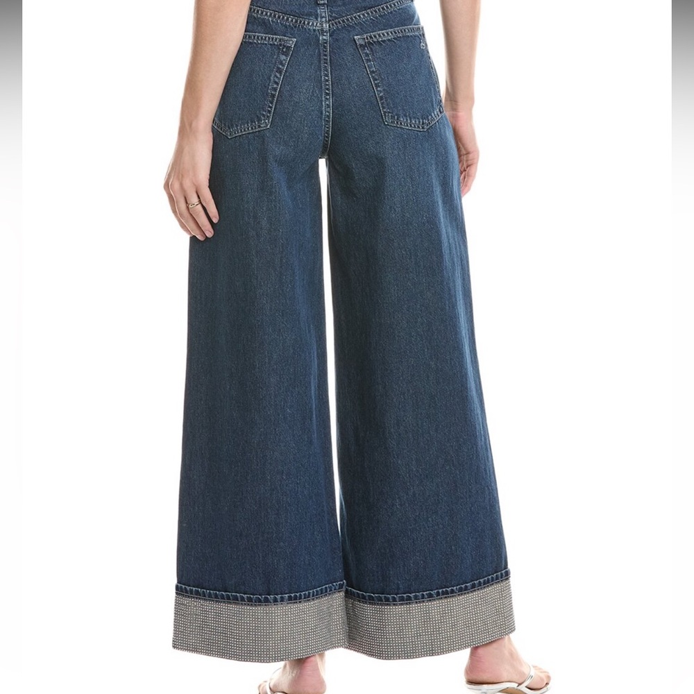 rag & bone Dark Blue Flare Jeans - Picture 2 of 2